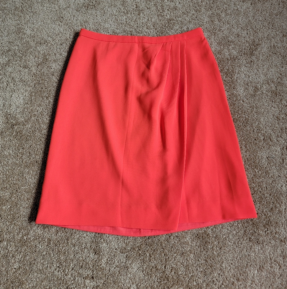 J Crew Coral Skirt size 8